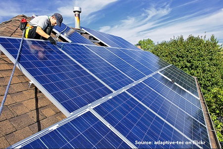 solar panel install