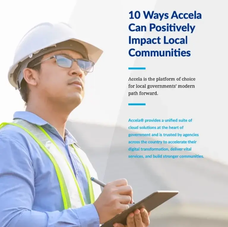 10 ways accela can positively impact local communities